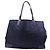 Borsa Tote Tory Burch Ella in poliestere blu navy - vista 4