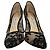 Décolleté Jimmy Choo Love 100 in pizzo di seta nera - vista 2
