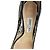 Décolleté Jimmy Choo Love 100 in pizzo di seta nera - vista 9