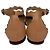Chloé Lauren Ankle-Strap Ballet Flats in Tan Leather - view 6