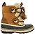 Chloé x SOREL Schneestiefel aus multicolorigem Wildleder