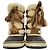 Chloé x SOREL Schneestiefel aus multicolorigem Wildleder - Ansicht 2