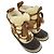 Chloé x SOREL Schneestiefel aus multicolorigem Wildleder - Ansicht 6