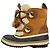 Chloé x SOREL Schneestiefel aus multicolorigem Wildleder - Ansicht 9