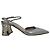 Miu Miu.Slingback-Block-Heels aus silbernem Leder mit Schmucksteinen und spitzer Kappe