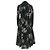 Erdem Baxter Maxikleid, zweireihig, aus metallischem Jacquard aus schwarzem Polyester - Ansicht 3