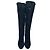 Stivali alti stringati Jimmy Choo Desiree 100 in camoscio nero - vista 3