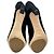 Stivali alti stringati Jimmy Choo Desiree 100 in camoscio nero - vista 8