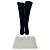 Stivali alti stringati Jimmy Choo Desiree 100 in camoscio nero - vista 9