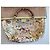 Borsa tote Gucci in paglia e pelle - vista 9