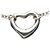 Autre Marque Collar Tiffany & Co. Open Heart de 5 hilos - vista 3