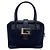 Borsa GUCCI G-logo Nera e Blu Navy Pelle e Tela