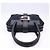 Borsa GUCCI G-logo Nera e Blu Navy Pelle e Tela - vista 8