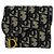 Cartera Lotus Saddle de jacquard Blue Oblique Christian Dior
