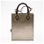 Borsa a tracolla Louis Vuitton Monogram Vernis Petite Sac Plat Taupe - vista 2