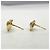 Pendientes de botón Chanel I Love Coco Gold - vista 3