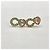 Pendientes de botón Chanel I Love Coco Gold - vista 7