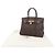 Hermès Borsa Hermes Birkin 30 Togo in Chocolate - vista 2