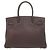 Hermès Borsa Hermes Birkin 30 Togo in Chocolate - vista 3