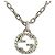 GUCCI 925 gestempelte Interlocking G Arabesque Halskette