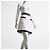 Chanel Minigonna bianca in cotone con righe oro e nere - vista 3
