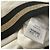 Chanel Minigonna bianca in cotone con righe oro e nere - vista 5