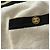Chanel Minigonna bianca in cotone con righe oro e nere - vista 6