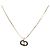 Pendente Christian Dior Vintage CD Metallo Standard