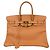 Hermès Hermes Birkin Brown Courchevel con Gold Hardware 35