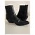 Botines Sartore de cuero negro - vista 2