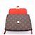Borsa a tracolla Louis Vuitton Monogram Rocky BB Coquelicot - vista 15