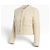 Chanel Tweed Kurzjacke Creme - Ansicht 2