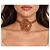 Chanel 05A Leder Choker Halskette Braun Camélia - Ansicht 4