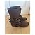 Autre Marque Bottes Biker Beverly Feldman en daim marron cloutées - vue 4