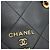 Borsa a tracolla Chanel Matelassé in pelle di agnello nera - vista 6