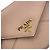 Prada langes Portemonnaie aus Pink Beige Leder - Ansicht 10