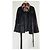 Autre Marque Chaqueta de visón Saga Mink marrón con cuello de chinchilla - vista 2