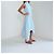 Stella Mc Cartney Stella McCartney Asymmetrisches Rippstrickkleid - Hellblau - Ansicht 3
