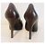 Dolce & Gabbana Braune Leder-Pumps mit Leopardenprint - Ansicht 7