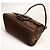 Fendi Borsa Mini Mamma Baguette in pelle ricamata marrone scuro - vista 8