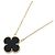 Van Cleef & Arpels Vintage Alhambra Onyx Halskette