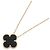 Van Cleef & Arpels Vintage Alhambra Onyx Halskette