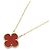 Van Cleef & Arpels Vintage Alhambra Karneol Halskette