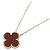Van Cleef & Arpels Vintage Alhambra Karneol Halskette