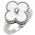 Van Cleef & Arpels Vintage Alhambra Ring aus Perlmutt