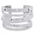 Hermès Brazalete Hermes Clou de H Plata
