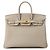Hermès Bolsa Hermes Birkin 25 em Gris Tourterelle
