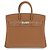Hermès Borsa Hermes Birkin 25 in pelle Togo Gold