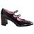 Carel Absatzschuhe aus Lackleder in Schwarz