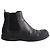 Bottines Prada en cuir noir